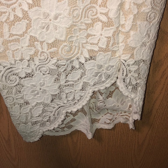 White Lace Dress - Picture 3 of 10